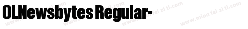 OLNewsbytes Regular字体转换
